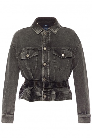 Logo-embroidered denim jacket, zdjęcie 1 Logo-embroidered denim jacket od Diesel